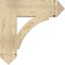 Ekena Millwork Thorton Arts & Crafts Rough Sawn Bracket, Douglas Fir, 6"W x 24"D x 24"H BKT06X24X24THR03RDF - alternate 3
